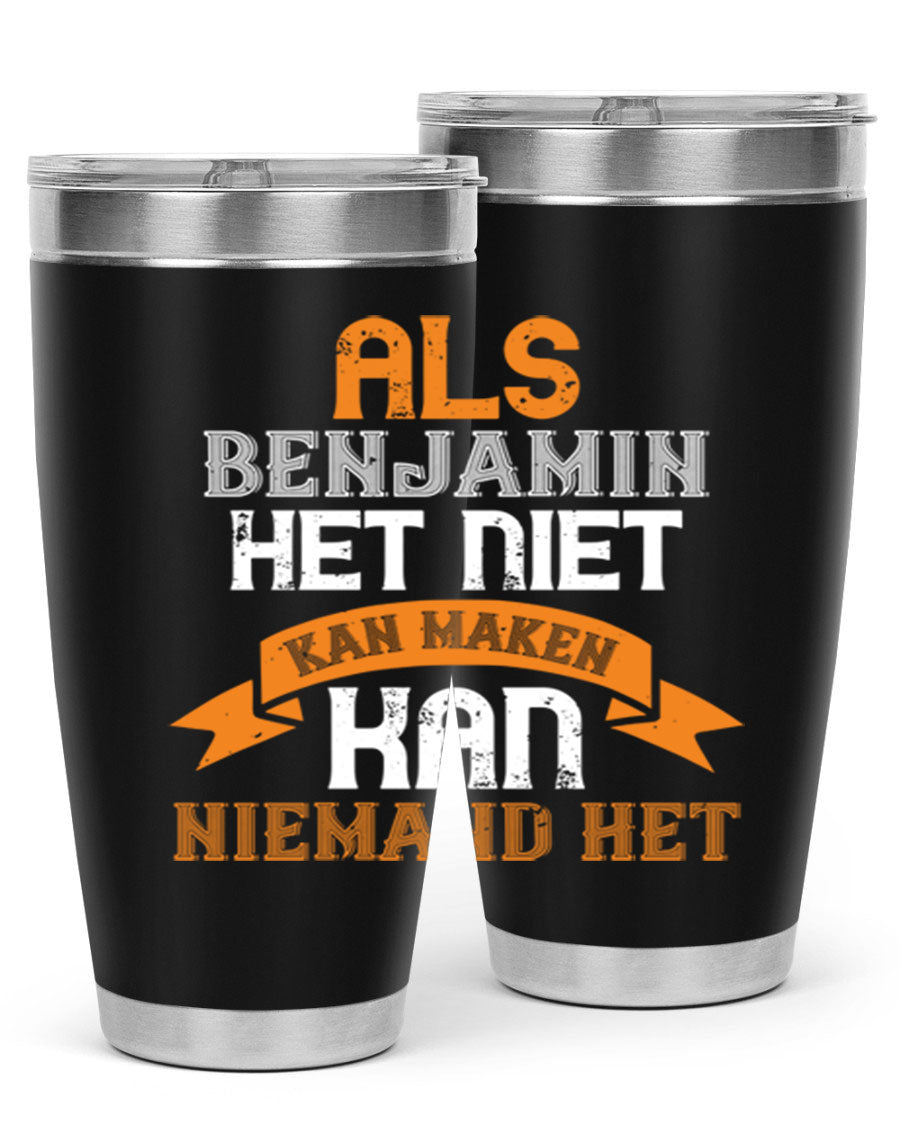 A stylish 20oz and 30oz stainless steel tumbler with a press-in lid, designed for keeping drinks hot or cold, featuring a unique print for grandpa or papa.