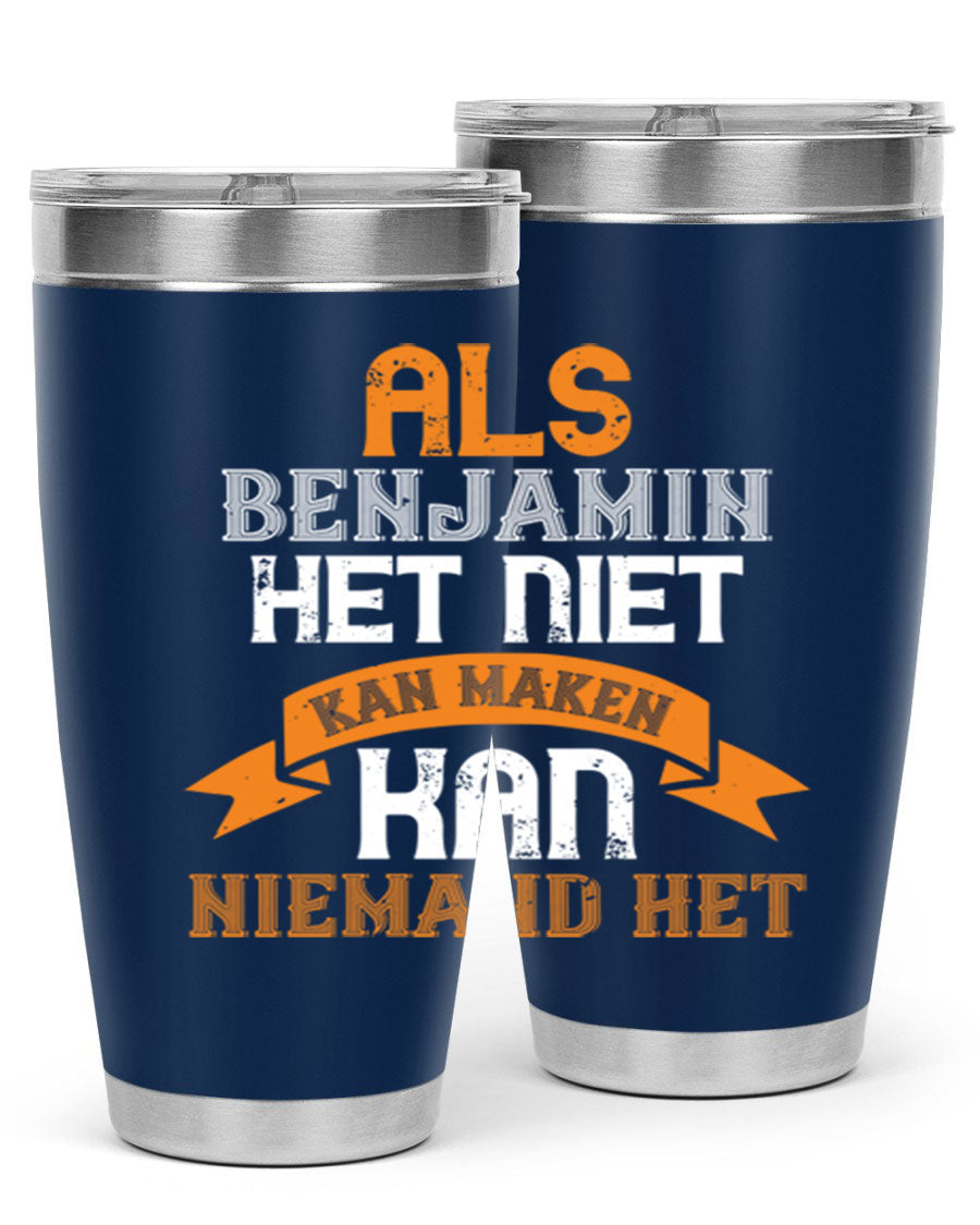 A stylish 20oz and 30oz stainless steel tumbler with a press-in lid, designed for keeping drinks hot or cold, featuring a unique print for grandpa or papa.