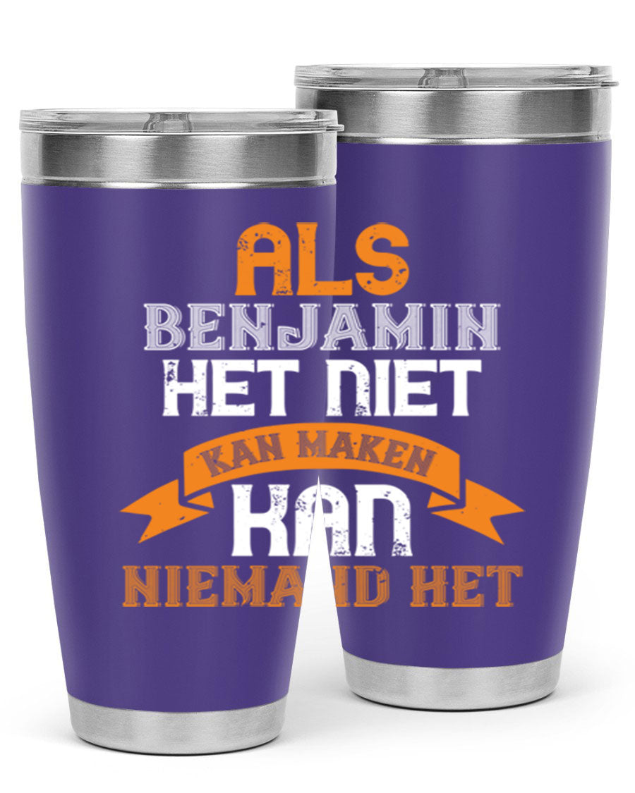 A stylish 20oz and 30oz stainless steel tumbler with a press-in lid, designed for keeping drinks hot or cold, featuring a unique print for grandpa or papa.