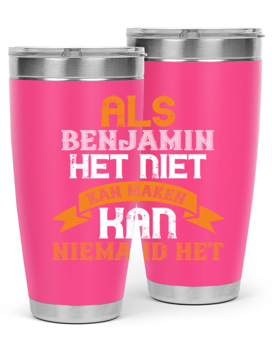 A stylish 20oz and 30oz stainless steel tumbler with a press-in lid, designed for keeping drinks hot or cold, featuring a unique print for grandpa or papa.