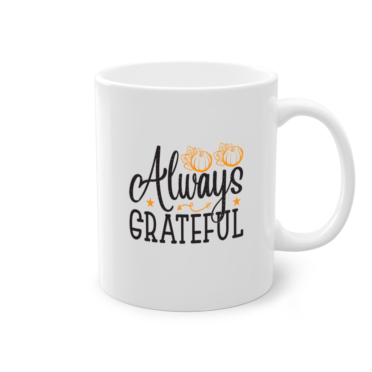 Alwaysgrateful 9# Mug featuring a two-tone design with a colored handle and interior, available in multiple colors.