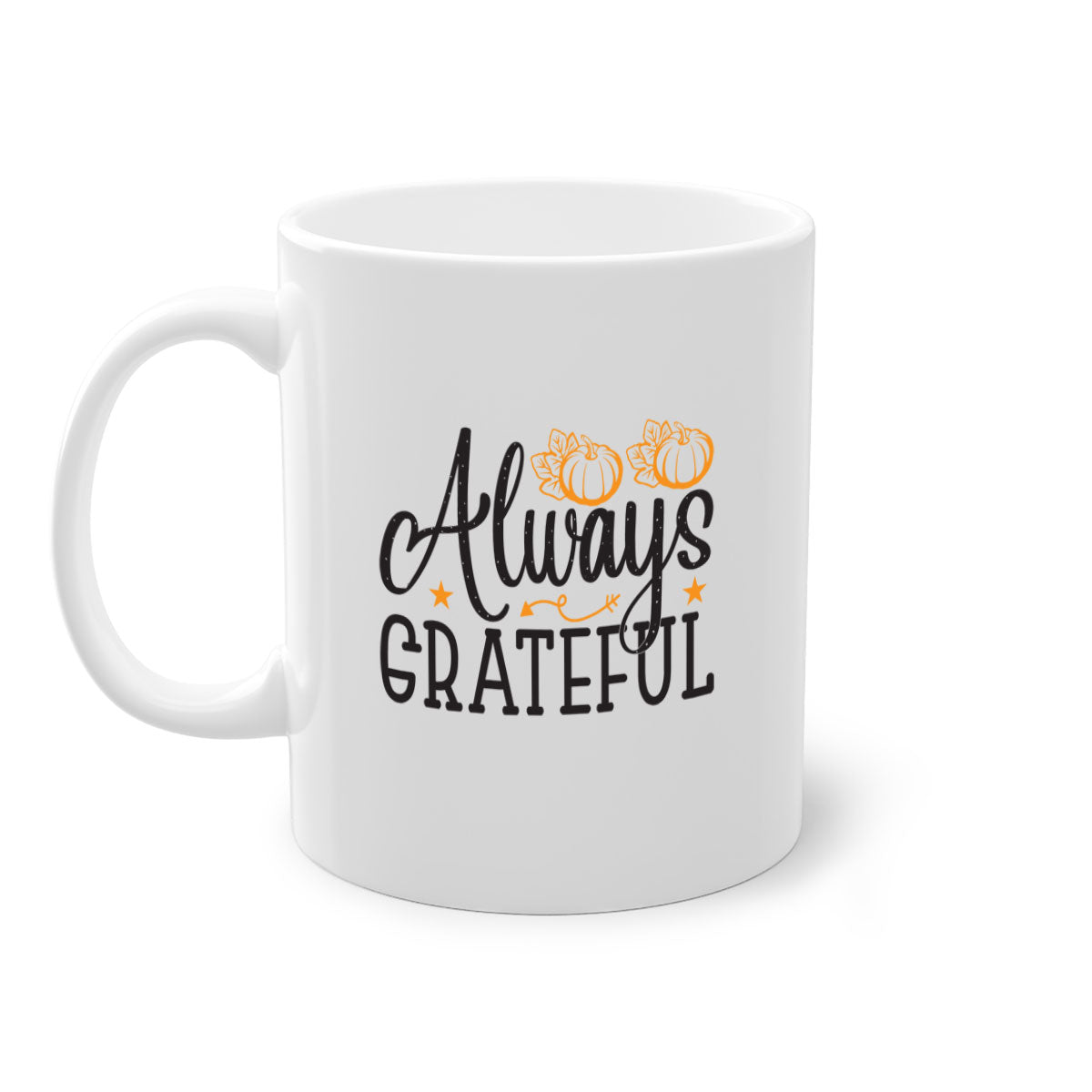 Alwaysgrateful 9# Mug featuring a two-tone design with a colored handle and interior, available in multiple colors.