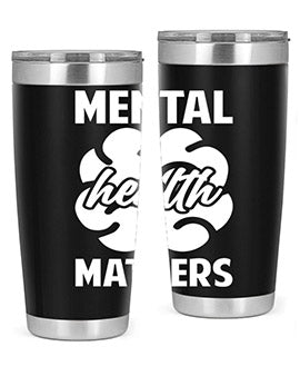 Alzheimer's Awareness 20oz Tumbler featuring double wall vacuum stainless steel design with a vibrant print promoting Alzheimer's awareness.