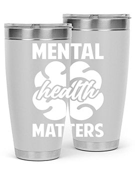 Alzheimer's Awareness 20oz Tumbler featuring double wall vacuum stainless steel design with a vibrant print promoting Alzheimer's awareness.