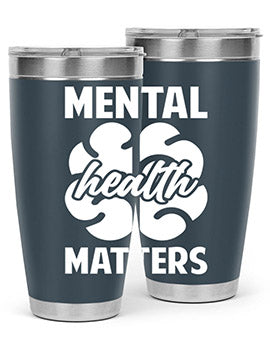 Alzheimer's Awareness 20oz Tumbler featuring double wall vacuum stainless steel design with a vibrant print promoting Alzheimer's awareness.