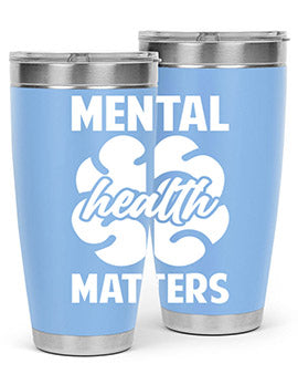 Alzheimer's Awareness 20oz Tumbler featuring double wall vacuum stainless steel design with a vibrant print promoting Alzheimer's awareness.