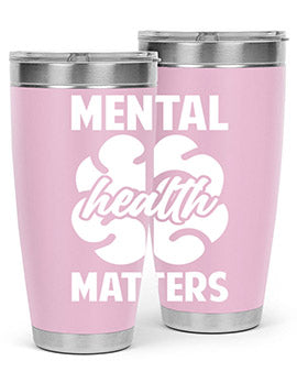 Alzheimer's Awareness 20oz Tumbler featuring double wall vacuum stainless steel design with a vibrant print promoting Alzheimer's awareness.