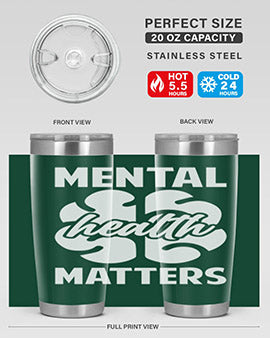 Alzheimer's Awareness 20oz Tumbler featuring double wall vacuum stainless steel design with a vibrant print promoting Alzheimer's awareness.