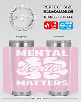 Alzheimer's Awareness 20oz Tumbler featuring double wall vacuum stainless steel design with a vibrant print promoting Alzheimer's awareness.