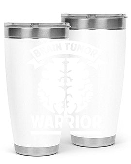 Alzheimer's Awareness 20oz tumbler featuring double wall vacuum stainless steel design with a drink-thru lid, showcasing a vibrant awareness print.