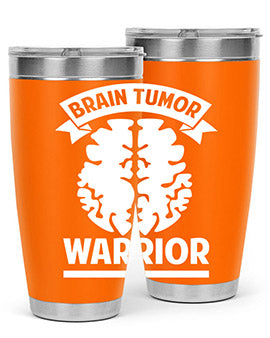 Alzheimer's Awareness 20oz tumbler featuring double wall vacuum stainless steel design with a drink-thru lid, showcasing a vibrant awareness print.