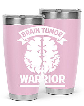 Alzheimer's Awareness 20oz tumbler featuring double wall vacuum stainless steel design with a drink-thru lid, showcasing a vibrant awareness print.