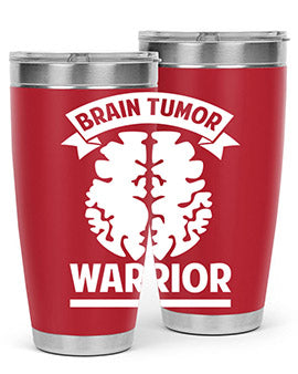 Alzheimer's Awareness 20oz tumbler featuring double wall vacuum stainless steel design with a drink-thru lid, showcasing a vibrant awareness print.