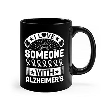 Alzheimer's Awareness Mug featuring a two-tone design with a colored handle and glossy finish, available in multiple colors.