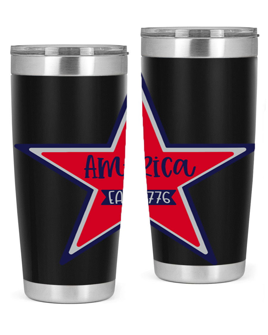 America East Style 144# 20oz tumbler featuring a double wall vacuum design with a copper lining, perfect for hot and cold beverages.