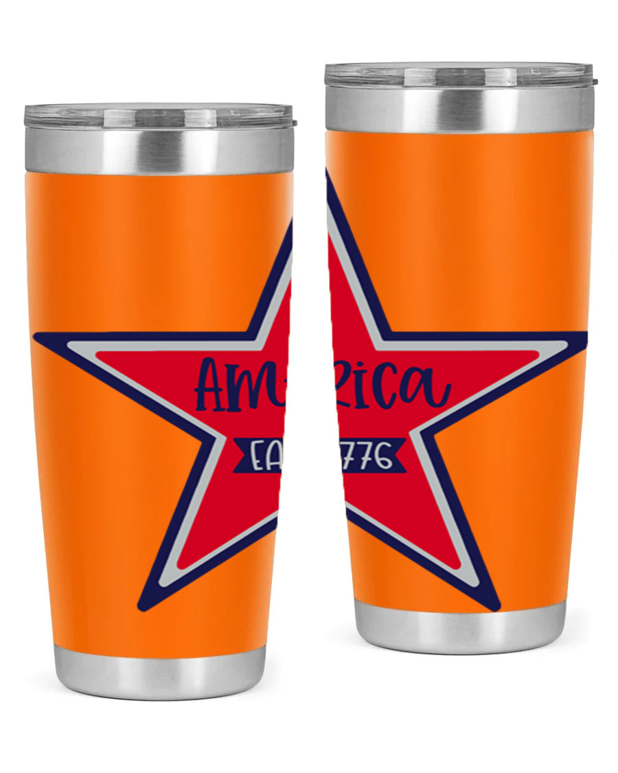 America East Style 144# 20oz tumbler featuring a double wall vacuum design with a copper lining, perfect for hot and cold beverages.
