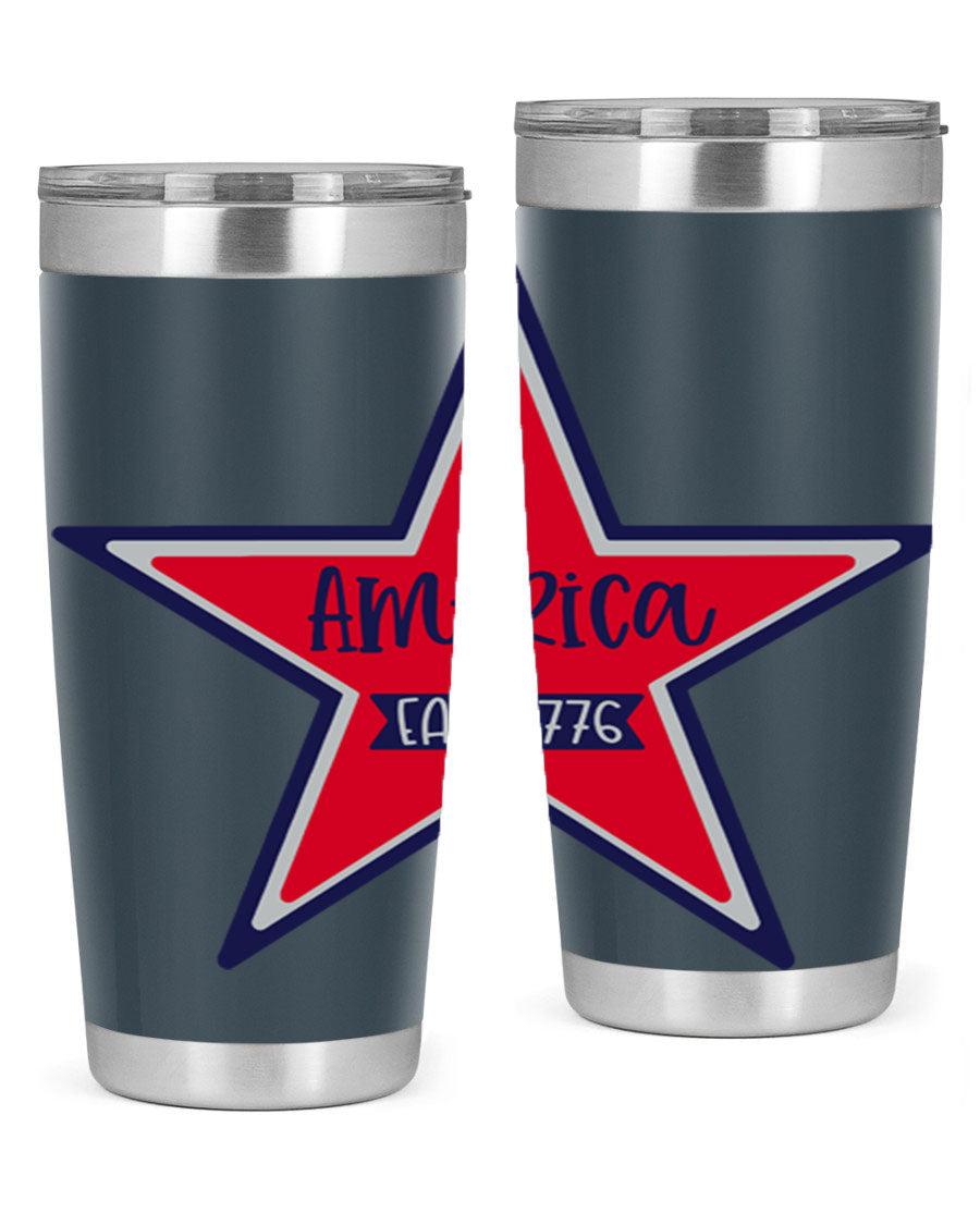 America East Style 144# 20oz tumbler featuring a double wall vacuum design with a copper lining, perfect for hot and cold beverages.