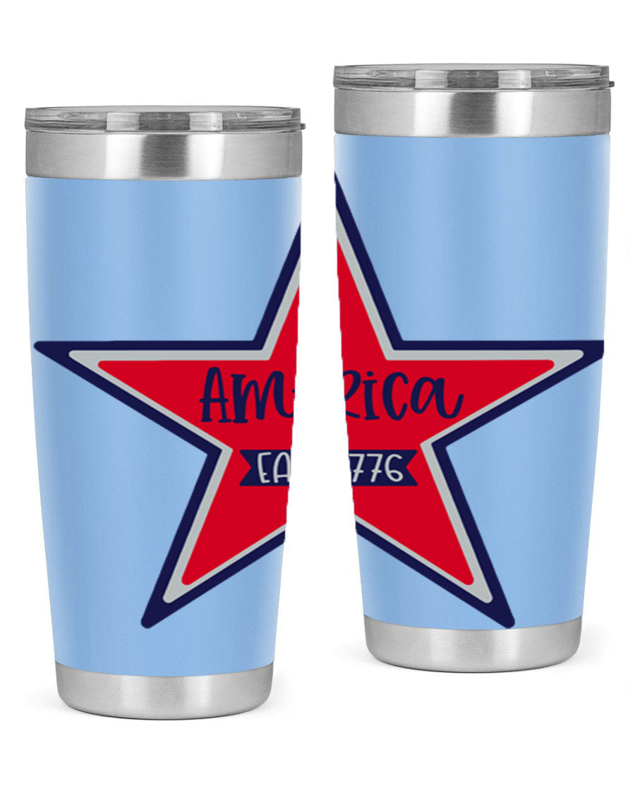 America East Style 144# 20oz tumbler featuring a double wall vacuum design with a copper lining, perfect for hot and cold beverages.