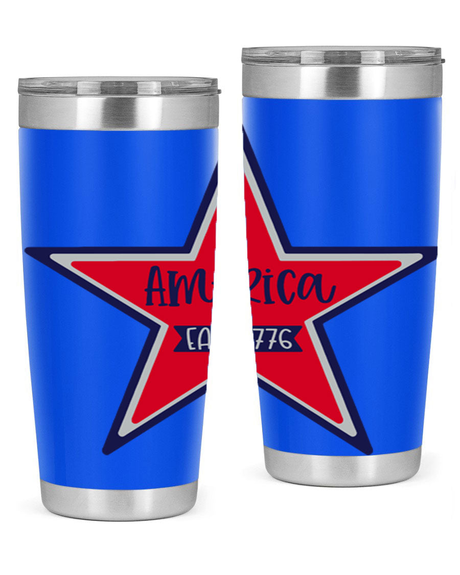 America East Style 144# 20oz tumbler featuring a double wall vacuum design with a copper lining, perfect for hot and cold beverages.
