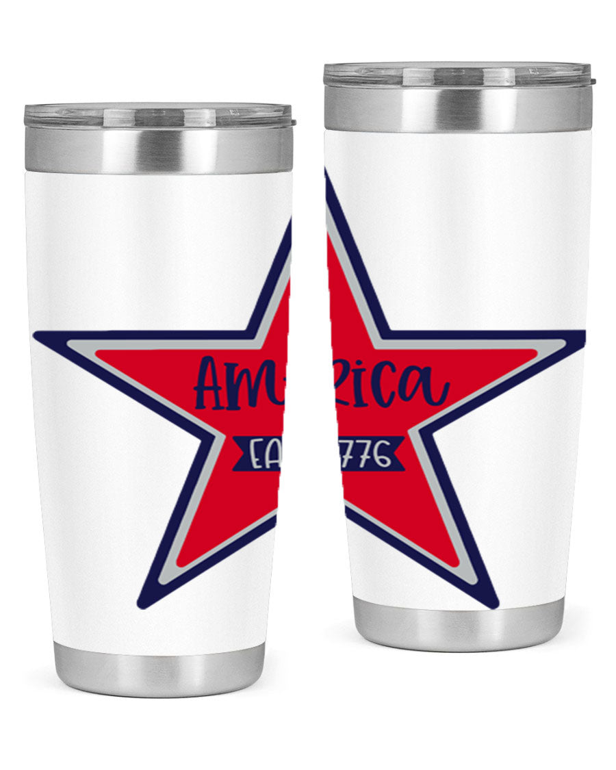 America East Style 144# 20oz tumbler featuring a double wall vacuum design with a copper lining, perfect for hot and cold beverages.