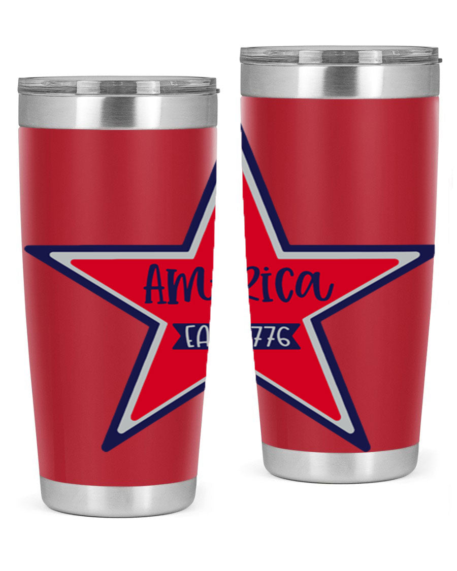 America East Style 144# 20oz tumbler featuring a double wall vacuum design with a copper lining, perfect for hot and cold beverages.