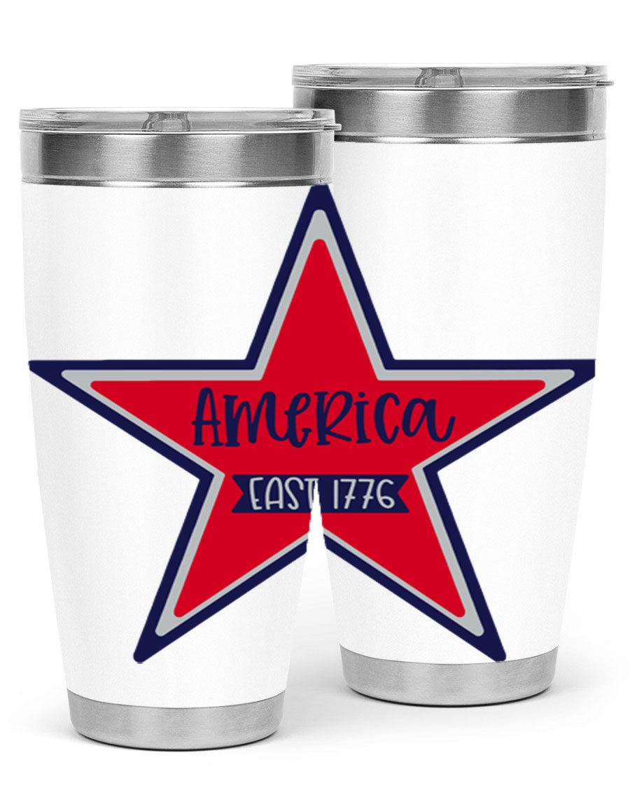 America East Style 144# 20oz tumbler featuring a double wall vacuum design with a copper lining, perfect for hot and cold beverages.