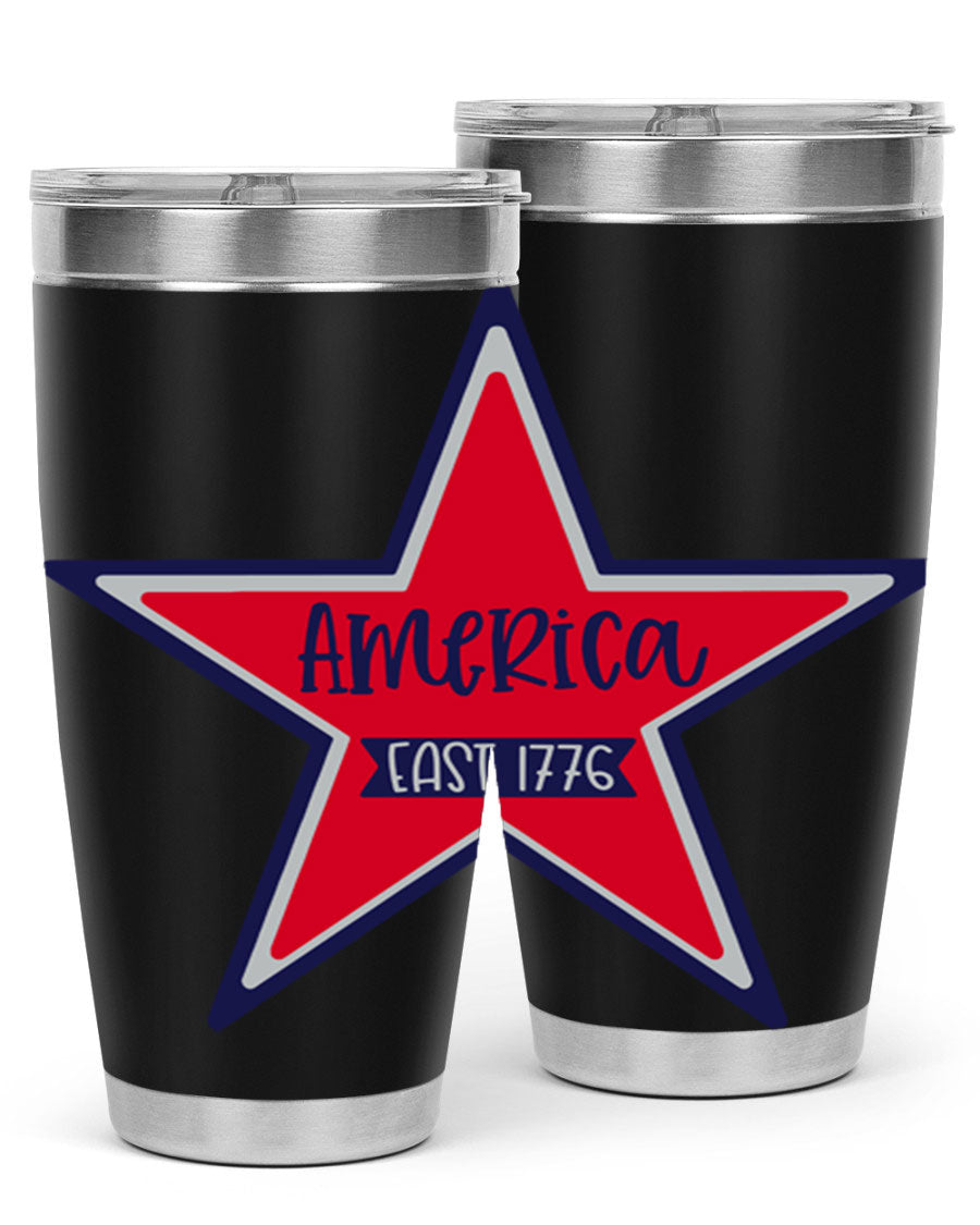 America East Style 144# 20oz tumbler featuring a double wall vacuum design with a copper lining, perfect for hot and cold beverages.