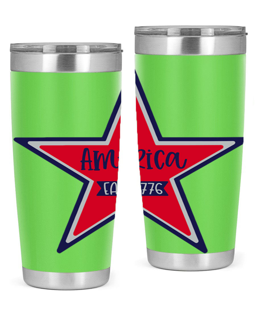America East Style 144# 20oz tumbler featuring a double wall vacuum design with a copper lining, perfect for hot and cold beverages.