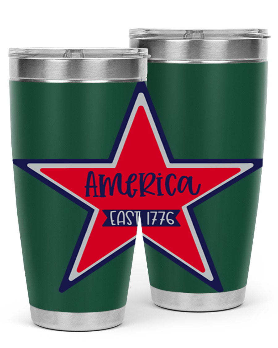 America East Style 144# 20oz tumbler featuring a double wall vacuum design with a copper lining, perfect for hot and cold beverages.