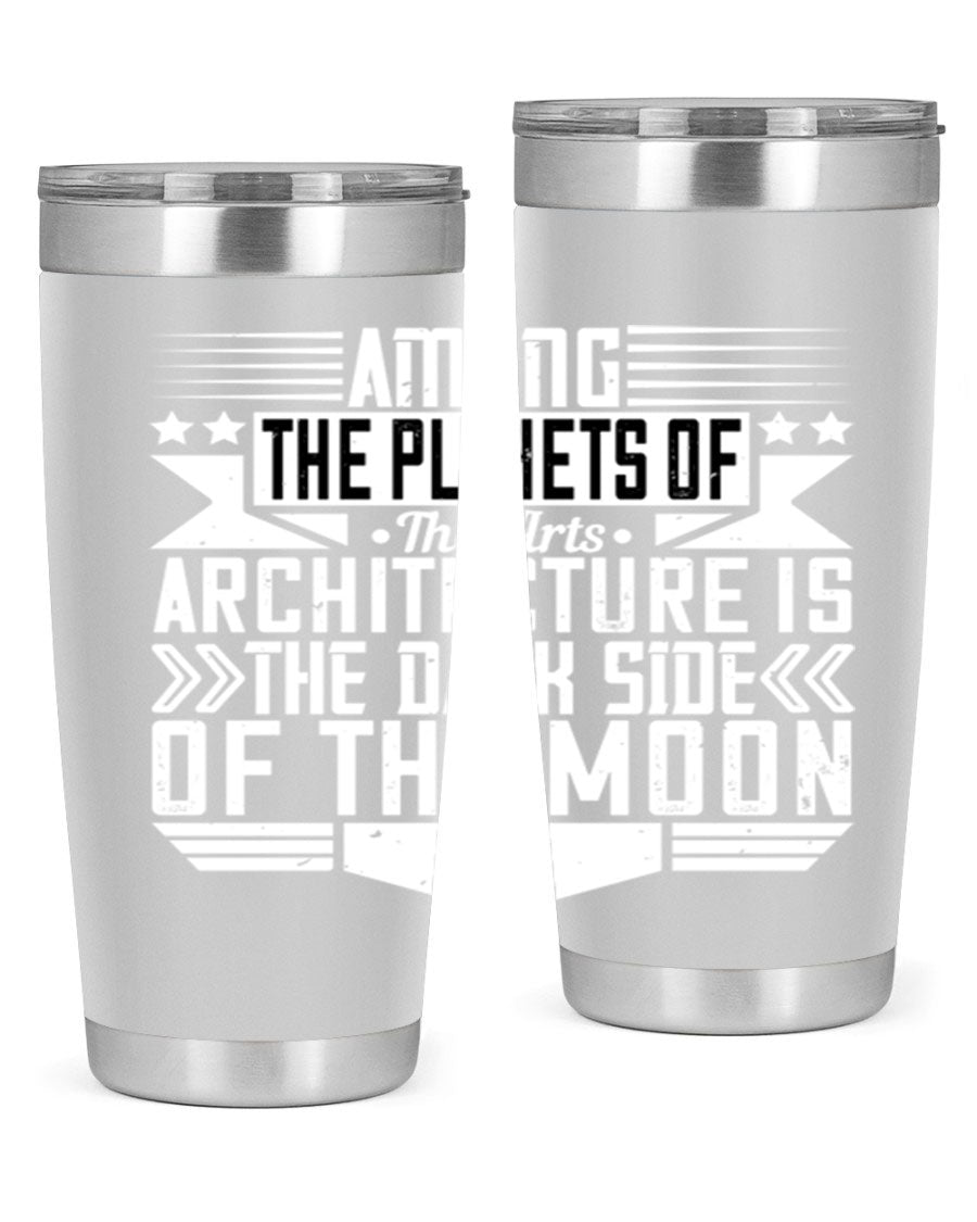 Among the Planets 20oz and 30oz Tumblers showcasing double wall vacuum stainless steel design with a drink-thru lid.