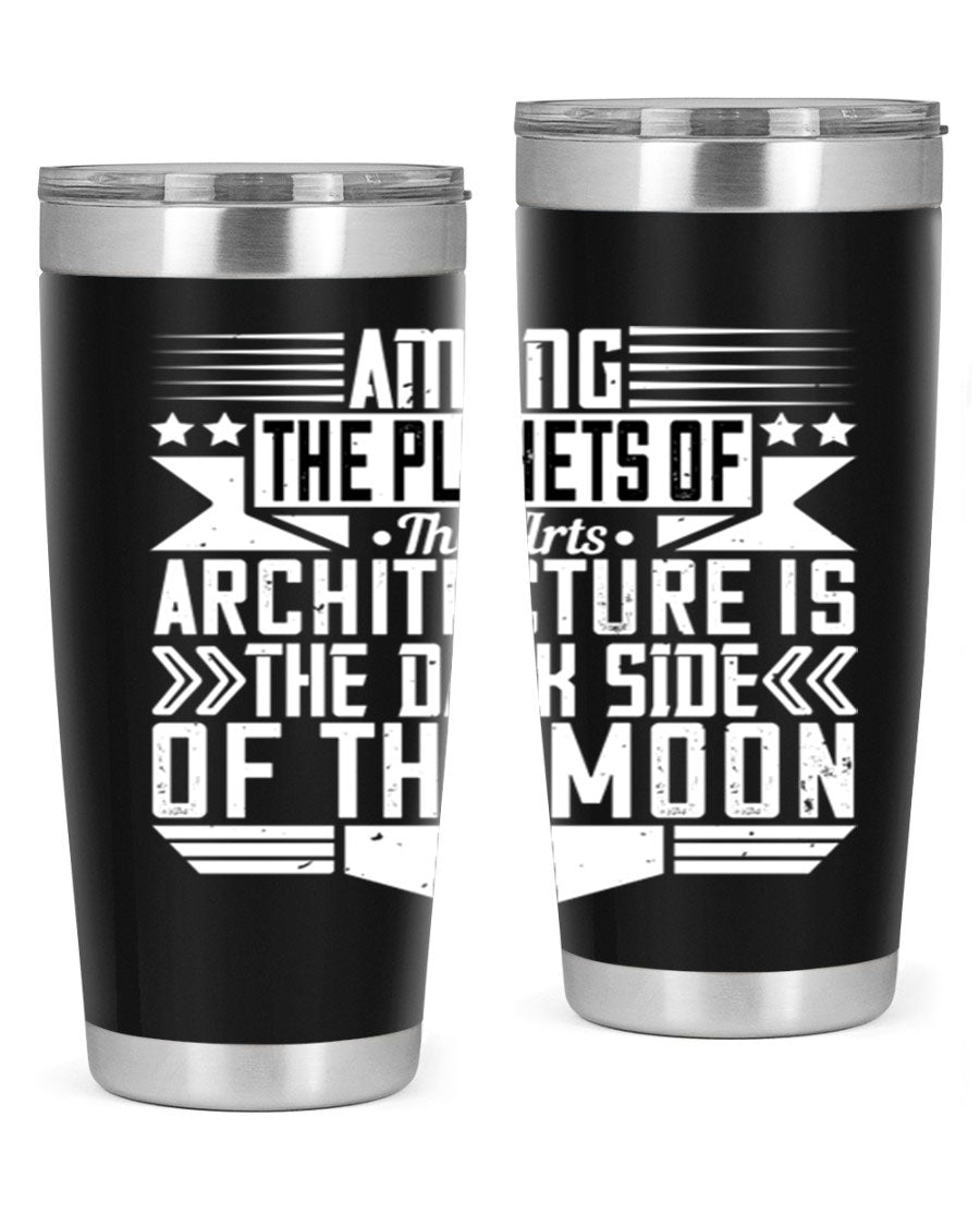 Among the Planets 20oz and 30oz Tumblers showcasing double wall vacuum stainless steel design with a drink-thru lid.