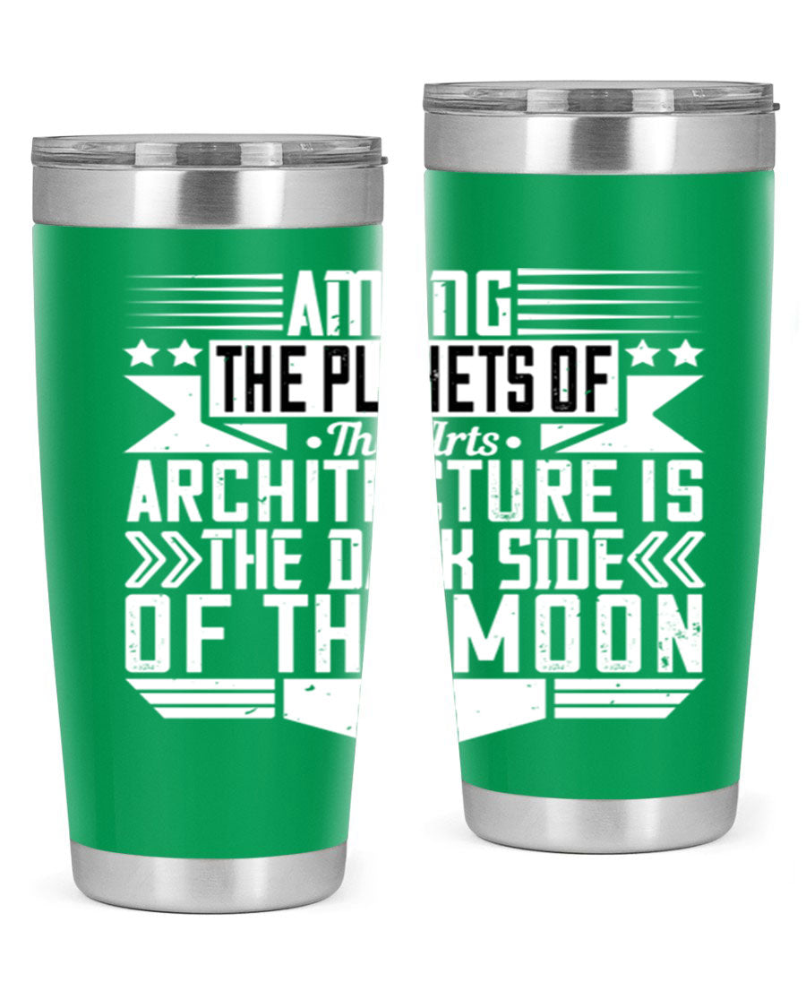 Among the Planets 20oz and 30oz Tumblers showcasing double wall vacuum stainless steel design with a drink-thru lid.