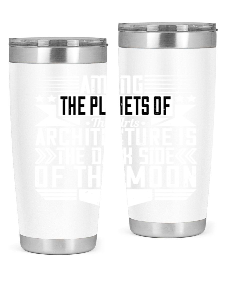 Among the Planets 20oz and 30oz Tumblers showcasing double wall vacuum stainless steel design with a drink-thru lid.