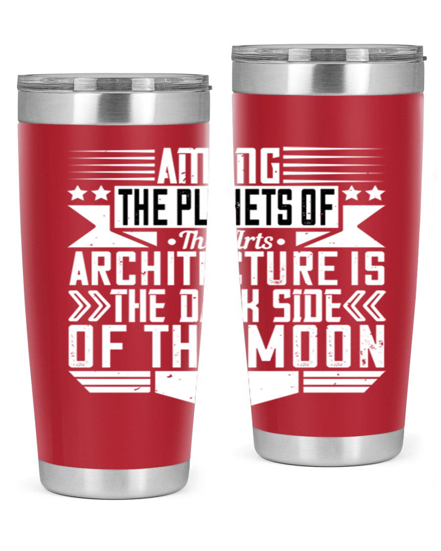 Among the Planets 20oz and 30oz Tumblers showcasing double wall vacuum stainless steel design with a drink-thru lid.