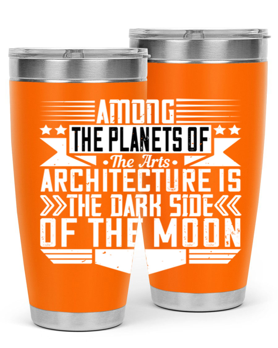Among the Planets 20oz and 30oz Tumblers showcasing double wall vacuum stainless steel design with a drink-thru lid.