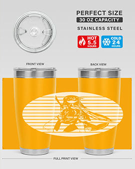 Anime art 196# tumbler featuring double wall vacuum stainless steel design with vibrant anime graphics.