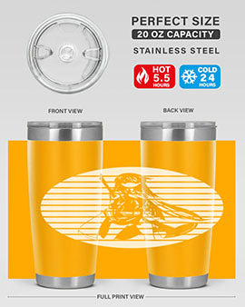 Anime art 196# tumbler featuring double wall vacuum stainless steel design with vibrant anime graphics.
