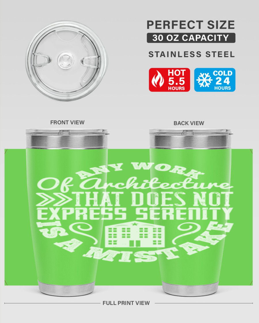 A stylish 20oz and 30oz stainless steel tumbler with a press-in lid, showcasing its sleek design and copper lining for temperature retention.