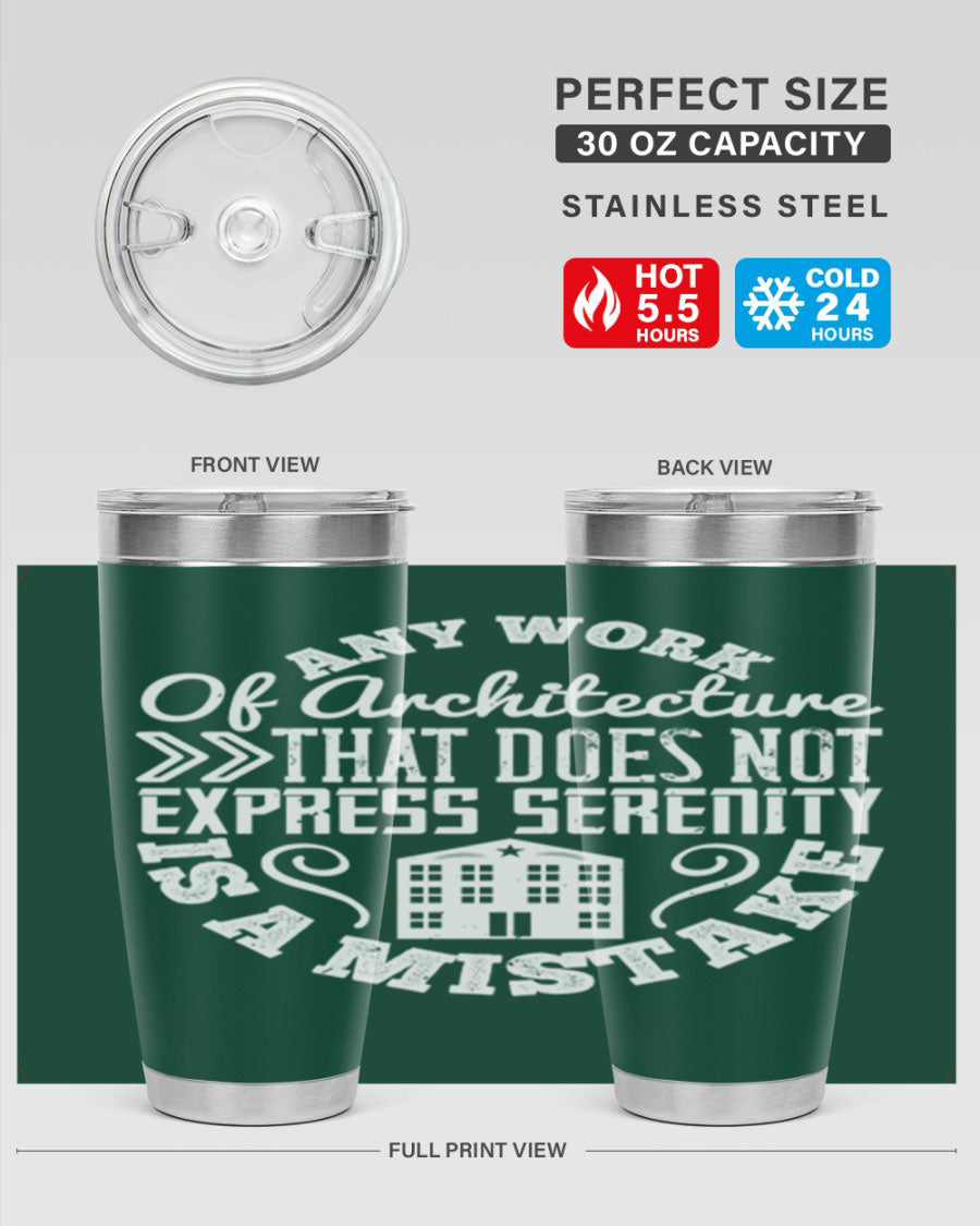 A stylish 20oz and 30oz stainless steel tumbler with a press-in lid, showcasing its sleek design and copper lining for temperature retention.