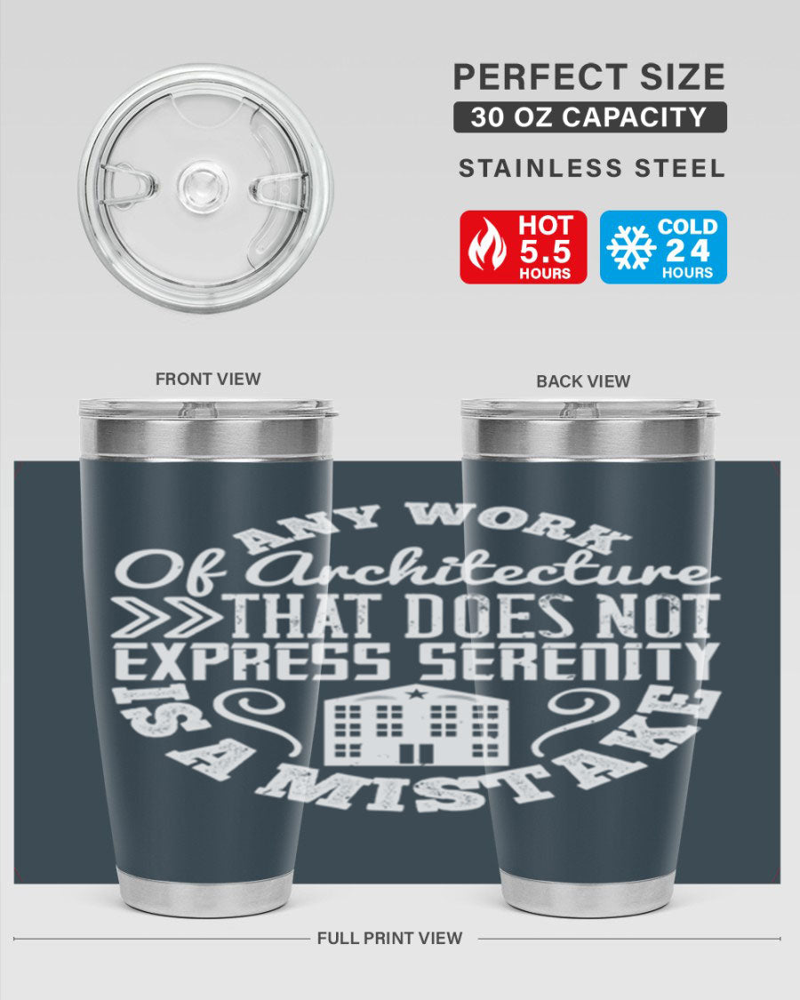 A stylish 20oz and 30oz stainless steel tumbler with a press-in lid, showcasing its sleek design and copper lining for temperature retention.