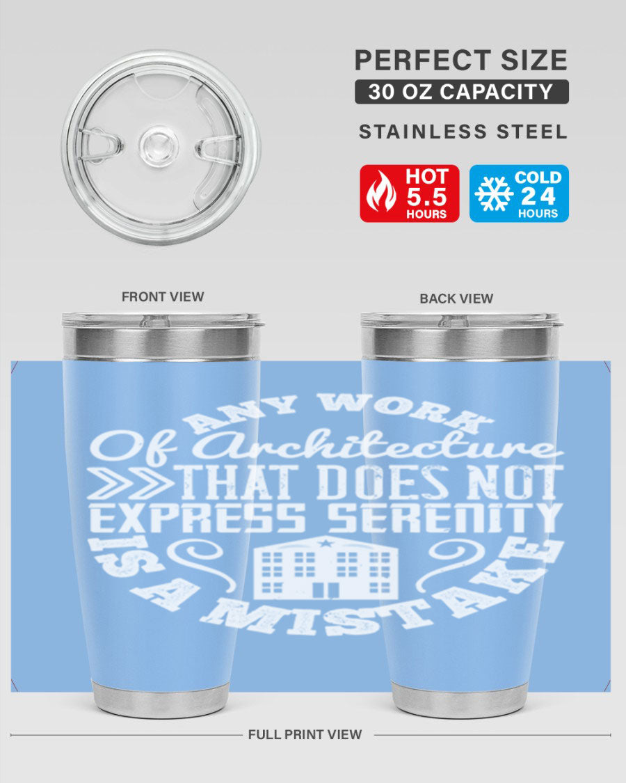 A stylish 20oz and 30oz stainless steel tumbler with a press-in lid, showcasing its sleek design and copper lining for temperature retention.