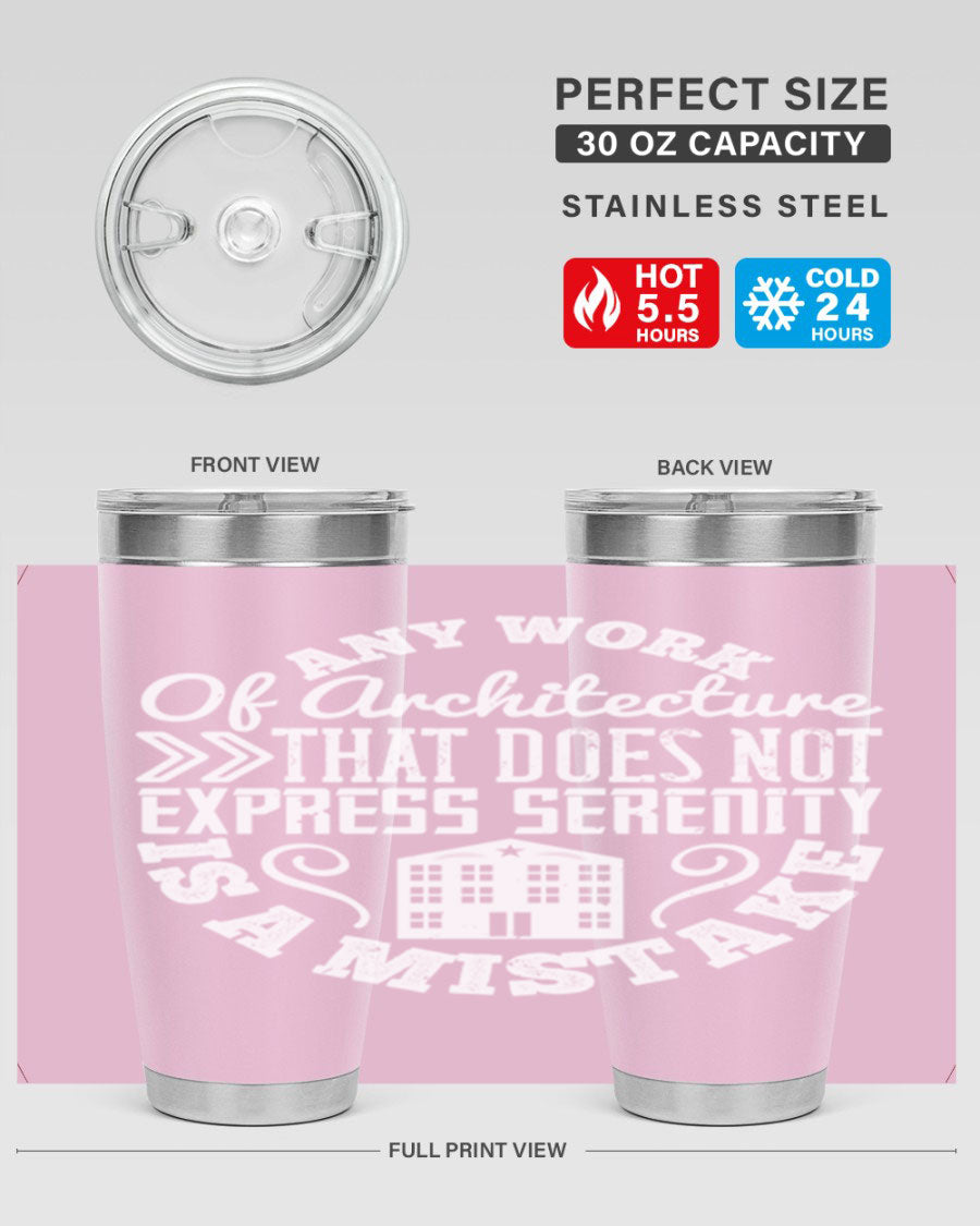 A stylish 20oz and 30oz stainless steel tumbler with a press-in lid, showcasing its sleek design and copper lining for temperature retention.