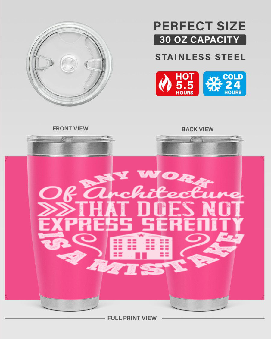 A stylish 20oz and 30oz stainless steel tumbler with a press-in lid, showcasing its sleek design and copper lining for temperature retention.