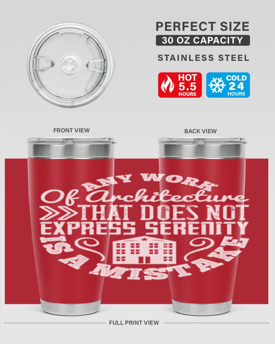 A stylish 20oz and 30oz stainless steel tumbler with a press-in lid, showcasing its sleek design and copper lining for temperature retention.