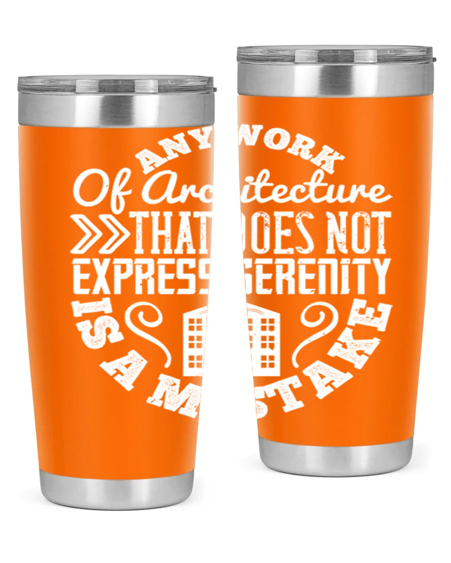 A stylish 20oz and 30oz stainless steel tumbler with a press-in lid, showcasing its sleek design and copper lining for temperature retention.