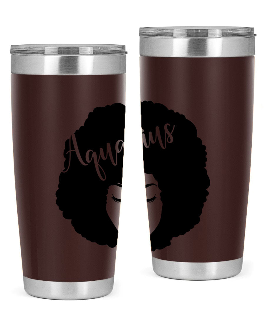 Aquarius62# 20oz Tumbler in stainless steel with a stylish design, perfect for keeping drinks hot or cold.