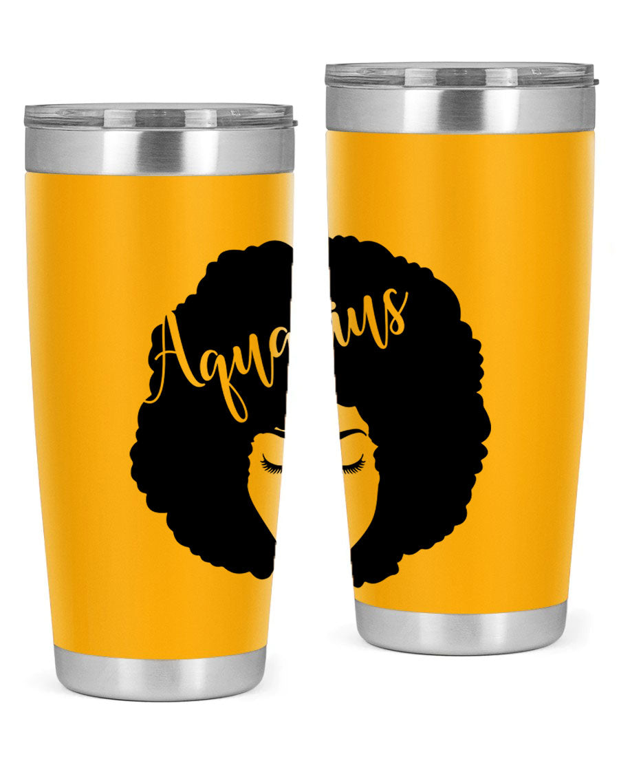 Aquarius62# 20oz Tumbler in stainless steel with a stylish design, perfect for keeping drinks hot or cold.