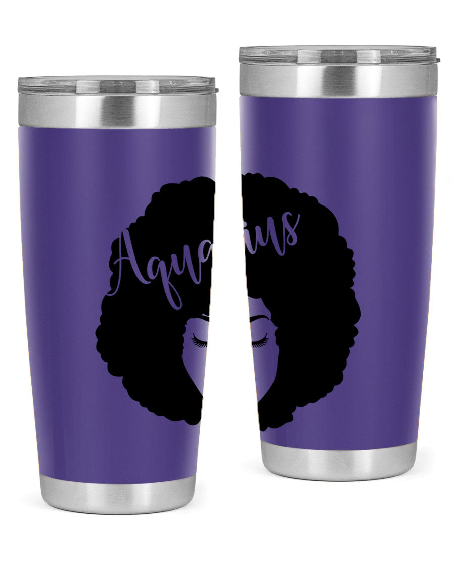 Aquarius62# 20oz Tumbler in stainless steel with a stylish design, perfect for keeping drinks hot or cold.
