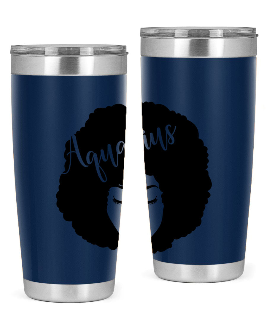 Aquarius62# 20oz Tumbler in stainless steel with a stylish design, perfect for keeping drinks hot or cold.