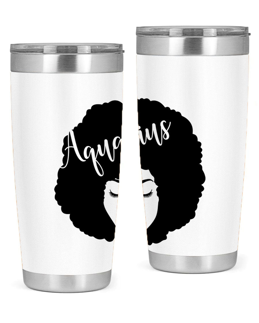 Aquarius62# 20oz Tumbler in stainless steel with a stylish design, perfect for keeping drinks hot or cold.